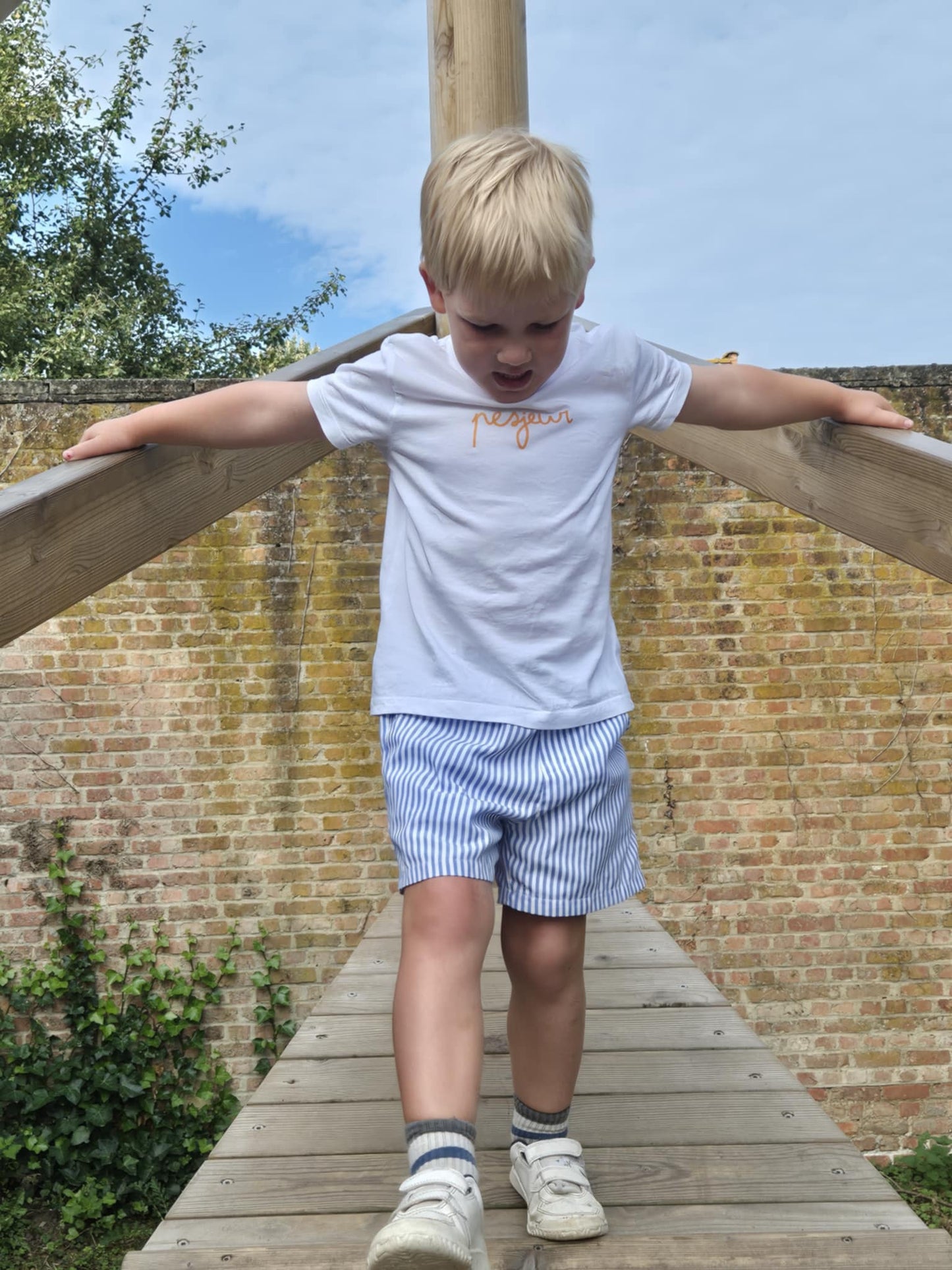 T-shirt Unisex White Kids