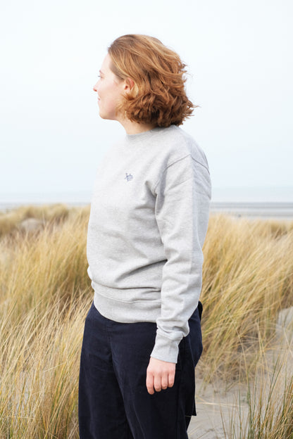 Sweater Unisex Heather Grey