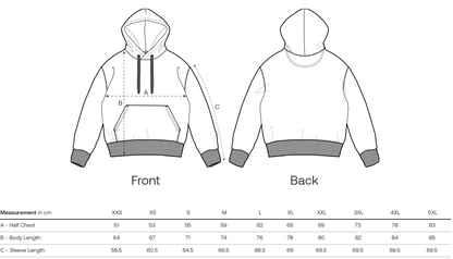 Hoodie Unisex Grey