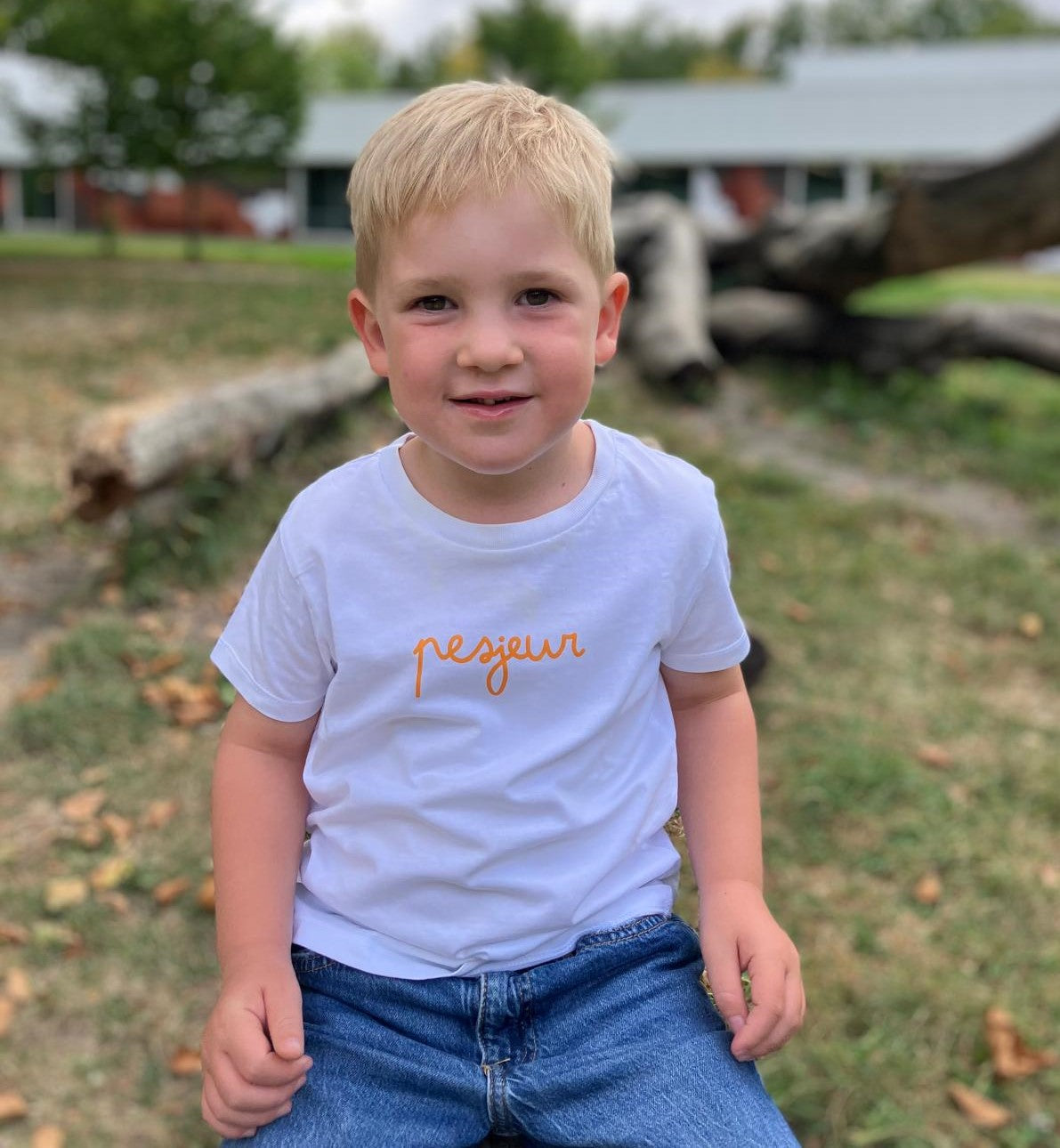 T-shirt Unisex White Kids