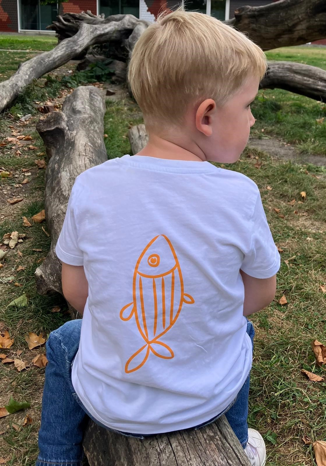 T-shirt Unisex White Kids