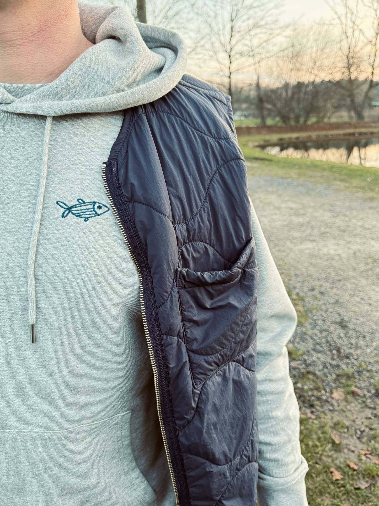 Hoodie Unisex Grey