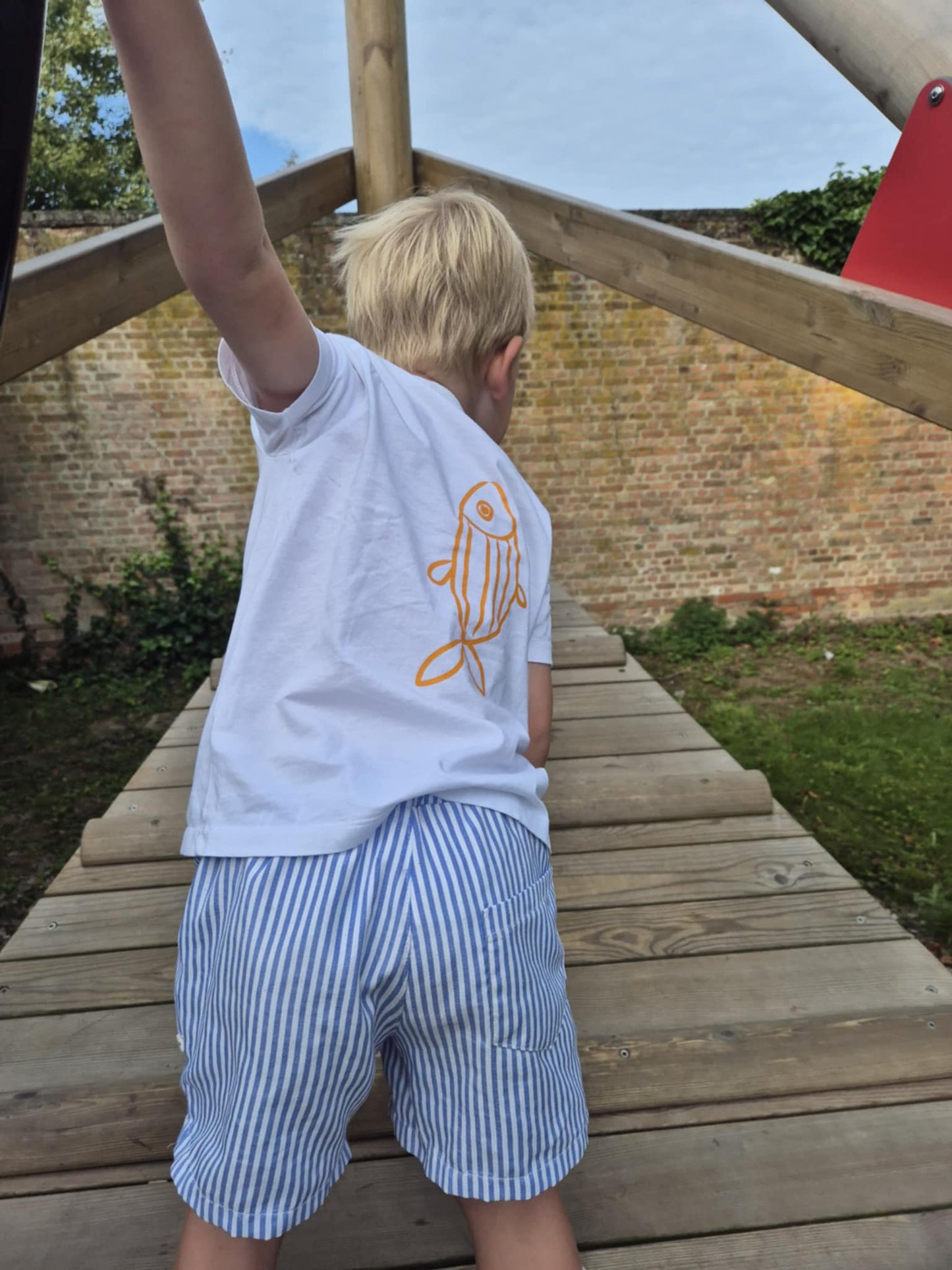 T-shirt Unisex White Kids